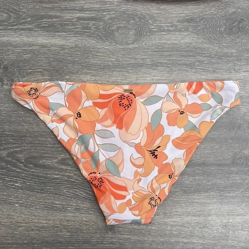 Rip Curl Papaya Punch V Wire Bikini Top & Good Coverage Bottoms, white - Picture 14 of 15